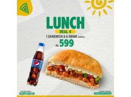 Caesar's Pizza Lunch Deal 4 For Rs.599/-